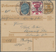 GA Deutsches Reich - Ganzsachen: 1919, 25 Pf Postanweisung Mit Zusatzfrankatur 10 Und 15 Pf Nationalver - Altri & Non Classificati