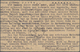 GA Deutsches Reich - Ganzsachen: 1921, Ganzsachenkarte 15 Pfg. Germania Braunlila, Oben Und Unten Gezäh - Andere & Zonder Classificatie