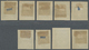 * Deutsches Reich - Besonderheiten: 1918 Ca., Komplette Serie Von 8 Essays (50 Pfg. Doppelt) In Unters - Autres & Non Classés