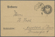 Br Deutsches Reich - Besonderheiten: 1919, Postkarte Als "Reichsdienstsache" Mit Eingedrucktem Siegel " - Autres & Non Classés