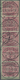Brfst Deutsche Post In China - Vorläufer: 1898 (6.10.), Senkrechter 5er Streifen 2 Mark Reichspost Auf Pak - China (offices)
