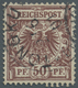 O Deutsche Post In China - Mitläufer: 1901. PETSCHILI. 50 Pfg Lebhaftrötlichbraun Mit Auf Dieser Marke - China (kantoren)