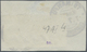 Brfst Deutsche Post In China: 1910, Besonders Schönes Briefstück Mit Randstück Des Höchstwertes Mit Wz. Mi - Chine (bureaux)