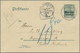 GA Deutsche Post In Marokko - Besonderheiten: 1907/1913, Zwei 5 Centimos Inlands-GA-Karten Von MAZAGAN - Maroc (bureaux)