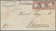 Delcampe - Br Deutsche Post In Der Türkei - Vorläufer: 1872/1874, Four Letters With Eagle With Shield Multiple / M - Turquie (bureaux)