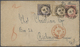 GA Deutsche Post In Der Türkei - Vorläufer: 1872, Stationery Envelope 1 Groschen Large Eagle With 2 Gro - Turkse Rijk (kantoren)