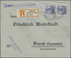 Br Deutsche Post In Der Türkei: 1900, 1 PIA Auf 20 (Pfg), Senkr. Paar Jeweils Mit Lochung P.M. (Paul Mi - Turkse Rijk (kantoren)
