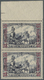 ** Deutsche Post In Der Türkei: 1900, Postfrisches Typenpaar Vom Oberrand, Je Tiefst Gepr. Hollmann BPP - Turkse Rijk (kantoren)
