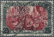 O Deutsche Post In Der Türkei: 1902, 25 P Auf 5 M Reichspost Grünschwarz/bräunlichkarmin Mit Nachmalun - Turkse Rijk (kantoren)