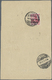 Br Deutsche Post In Der Türkei: 20 Para Überdruckmarke Einzelfrankatur Rs. 1912 Auf "Postablieferungsch - Turkse Rijk (kantoren)