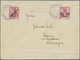 Br Deutsche Post In Der Türkei: 1910, Aus Sarona/bei Jaffa (Deutsche Post), L2 Nebenstempel + 2x JAFFA - Turkse Rijk (kantoren)