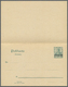 GA Deutsche Post In Der Türkei - Ganzsachen: 1902 Essay Für Doppelkarte 5 Pf Mit Überdruckprobe "10 PAR - Turquie (bureaux)