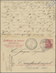 GA Deutsche Post In Der Türkei - Besonderheiten: 3.9.1903, 10/10 Pfg. Germania Ganzsachen - Doppelkarte - Turquie (bureaux)