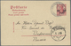 GA Deutsche Post In Der Türkei - Besonderheiten: 1906 (7.2.) "CONSTANTINOPEL 3 * DEUTSCHE POST *" Klare - Turquie (bureaux)