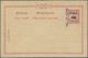 GA Deutsch-Neuguinea - Britische Besetzung: 1914: GA-Postkarte 2 D. Auf 10 Pfg. Rot, Setting B, Mit Zus - Duits-Nieuw-Guinea