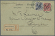 Br Deutsch-Ostafrika: 1898. Eingeschrieben Bildpostkarte "Gouverneurs Villa, Dar-es-Salaam" (vertikaler - Duits-Oost-Afrika