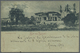 Br Deutsch-Ostafrika: 1898. Eingeschrieben Bildpostkarte "Gouverneurs Villa, Dar-es-Salaam" (vertikaler - Afrique Orientale