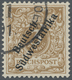 O Deutsch-Südwestafrika: 1898: 3 Pfg. Krone/Adler In "e" Farbe, Mit Teil Des Oval-Stpl. "Swakopmund-Wi - Duits-Zuidwest-Afrika