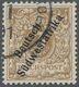 O Deutsch-Südwestafrika: 1898: 3 Pfg. Krone/Adler In "e" Farbe, Mit Teil Des Oval-Stpl. "Swakopmund-Wi - Sud-Ouest Africain Allemand