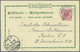 GA Deutsch-Südwestafrika - Ganzsachen: 1898/1899. Lot Von 3 Privat-Postkarten 10 Pf Krone/Adler "Deutsc - Duits-Zuidwest-Afrika
