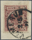 Brfst Deutsche Kolonien - Kamerun-Vorläufer: 1891 Briefstück Nr. V 50 B Doppelt Tiefst Gepr. Dr. Steuer BP - Kameroen