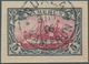 Brfst Deutsche Kolonien - Kamerun: 1900, 5 M. Kaiseryacht, Perfekt Zentriertes Luxusbriefstück, Glasklar E - Kameroen