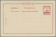 GA Deutsche Kolonien - Kamerun - Ganzsachen: 1900, Probedruckkarte 10 Pf Rot Mit Schwarzem Aufdruck "Sp - Cameroun