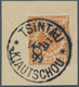 Brfst Deutsche Kolonien - Kiautschou-Vorläufer: 1899, Sauber Und Zentrisch Gest. Briefstück Mit Besserem K - Kiaochow