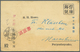 Br Deutsche Kolonien - Kiautschou - Kriegsgefangenenpost: 1918, 18.11, Narashino, KGF-Vordr.-Kt (leicht - Kiaochow