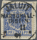 Brfst Deutsche Kolonien - Marshall-Inseln - Vorläufer: 1891, Kleines Briefstück Erhöht Gepr. Jäschke-Lante - Marshalleilanden