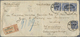 Br Deutsche Kolonien - Marshall-Inseln - Vorläufer: 1895, Einschreibebrief Aus Den Marshall-Inseln Fran - Marshall