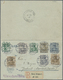 GA Deutsche Kolonien - Marshall-Inseln - Mitläufer: 1908, Antwortpostkarte 2+3 Pfg. Germania Von JALUIT - Marshalleilanden