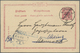 GA Deutsche Kolonien - Marshall-Inseln - Ganzsachen: 1898: 10 Pfg.  Ganzsachenkarte (Mi Nr. P2), Ideal - Isole Marshall