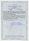 Brfst Deutsche Kolonien - Samoa - Vorläufer: 1897, 20 Pf. Mittelblau (Urmarke Mi.Nr. 48 Bb). Senkrechtes K - Samoa