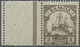 ** Deutsche Kolonien - Samoa: 1919, Kaiserjacht 3 Pf. Mit WZ Und Links Rand In Markenbreite Mit Zusätzl - Samoa