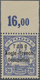 ** Deutsche Kolonien - Togo - Britische Besetzung: 1914. 20 Pfg. Blau, Type II, Abart: Weiter Abstand V - Togo