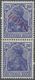 ** Deutsche Besetzung I. WK: Postgebiet Ober. Ost - Libau: 1919, 20 Pfg. Dunkelviolettblau Mit Aufdruck - Bezetting 1914-18