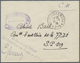 Br Deutsche Abstimmungsgebiete: Saargebiet - Feldpost: 1926: Feldpostbrief Der Französischen Truppen An - Lettres & Documents