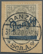 Brfst Danzig: 1920, 2½ Pfg. "kleiner Innendienst" Mit Zentrischer, Zeitgerechter Entwertung "DANZIG * 1 N - Autres & Non Classés