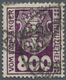 O Danzig - Portomarken: 1923, 800 Pf. Dunkel(violett)purpur Mit Wz. 3 X (stehende Maschen) Und Zeitger - Andere & Zonder Classificatie