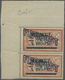 ** Memel: 4 Mk. "dicke 4", Seltene Variante, Befund Huylmans Bpp - Memel (Klaïpeda) 1923