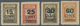 * Memel: 1923, 15 C. Bis 60 C. Grünaufdruck, Aufdrucktype II, Kompletter Ungebrauchter Pracht-Satz, Me - Memel (Klaïpeda) 1923