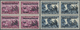 **/ Memel - Lokalausgabe Memelland: 1939, 15 C. Bis 60 C. Im Kompletten Postfrischen Viererblocksatz Mit - Klaipeda 1923
