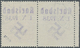 Brfst/O Sudetenland - Karlsbad: 1938, 50 H. Bis 2 Kc. Fügner Je Mit überdrucktem Zierfeld Links, Kompletter - Région Des Sudètes