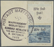 Brfst Sudetenland - Maffersdorf: 1938, 10 Kc. Stadtbilder Mit überdrucktem Leerfeld Oben Auf Briefstück, E - Sudetenland