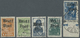 O Dt. Besetzung II WK - Estland - Elwa: 1941, 1 K., 2 K., 10 K., 15 K. Und 30 K. Je Mit Handstempel-Au - Occupation 1938-45