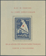 ** Dt. Besetzung II WK - Frankreich - Privatausgaben: Legionärsmarken: Eisbär-Block Mit Abart "Strich I - Bezetting 1938-45