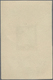(*) Dt. Besetzung II WK - Generalgouvernement: 1942. Probeabdruck In Schwarz Für Marke "50+50 Gr Josef E - Bezetting 1938-45