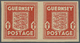 ** Dt. Besetzung II WK - Guernsey: 1941, 1 Penny Wappen Als Postfrischen Waagerechtes Paar, Nicht Durch - Bezetting 1938-45