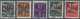 O Dt. Besetzung II WK - Laibach: 1944, 5 Flugpostmarken Von Italien Mit Aufdruck In Gestempelter Erhal - Bezetting 1938-45